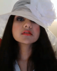 hot day lace swan hat