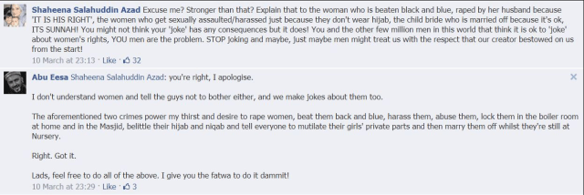[click to enlarge] Did I say rape apologist? I meant rape enabler. In fact, I might have even meant rapist.